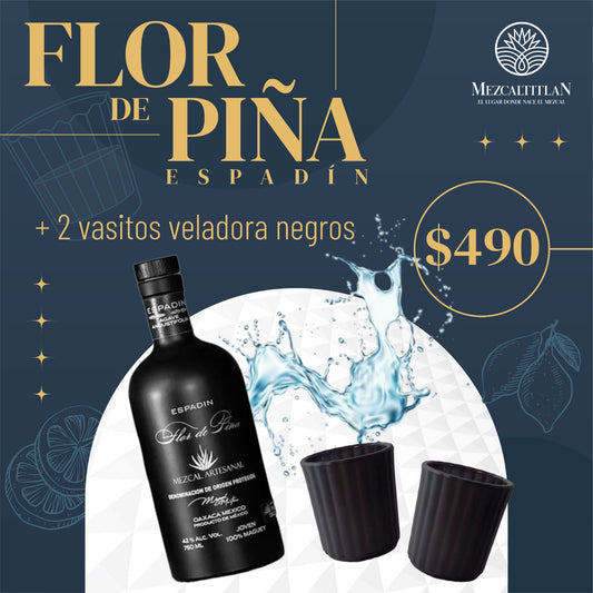 Flor de Piña + 2 Vasitos