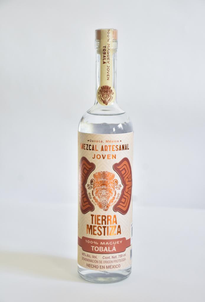 Mezcal Artesanal Tierra Mestizza Tobalá 750 ml. 45% Vol. Alc.