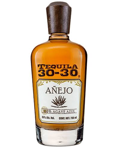 Tequila 30-30 Añejo 750 ml.