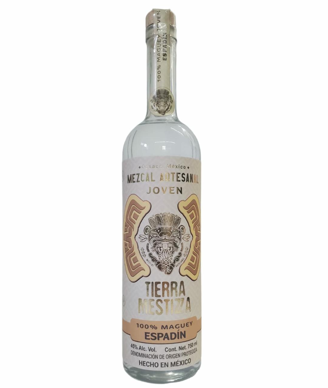 Mezcal Artesanal Tierra Mestizza Espadin 750 ml. 45% Vol. Alc.